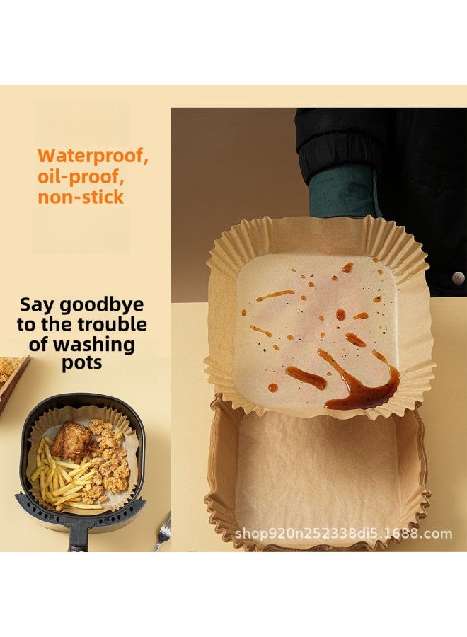 Food Grade Oil Absorbent Paper Kitchen Round Special Paper Wholesale Air Fryer Greasy Paper Tray Baking Baking Tray Silicone Oil Paper-Color:Opp Bag Packaging-Specifications:16*4.5cm Round Color [30 Pictures] - Image 2