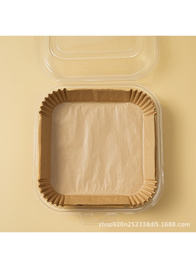 Food Grade Oil Absorbent Paper Kitchen Round Special Paper Wholesale Air Fryer Greasy Paper Tray Baking Baking Tray Silicone Oil Paper-Color:Opp Bag Packaging-Specifications:16*4.5cm Round Color [30 Pictures] - Image 1