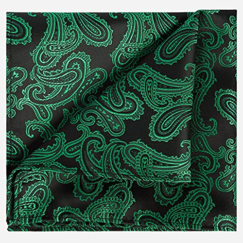 KissTies Kelly Green Black Tie 63'' XL Extra Long Ties Big Tall Man Necktie - Image 3