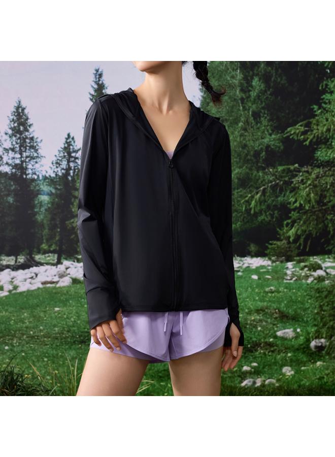 VUELO 2910# Summer New Upf200 Original Yarn Cool Loosening Sun Protection Clothing Touch Skin Cool High Times Sun Protection Clothing Women