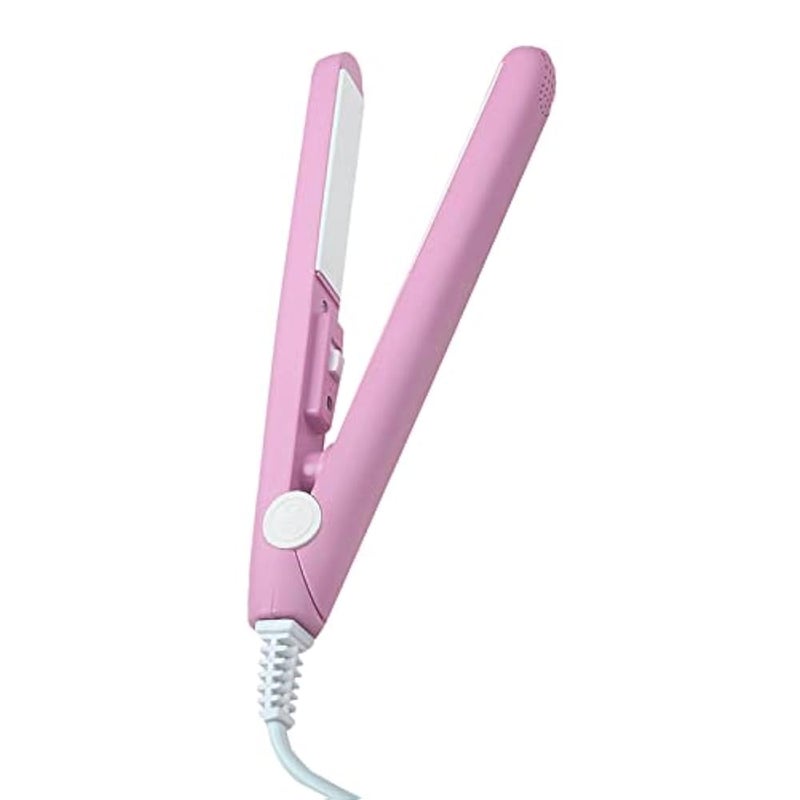 Mini Flat Iron,Travel Curling Irons,Small Hair Straightener and Curler 2 in 1,Hair Crimper for Women Outdoor or Home, 4.23 ounces - Image 1