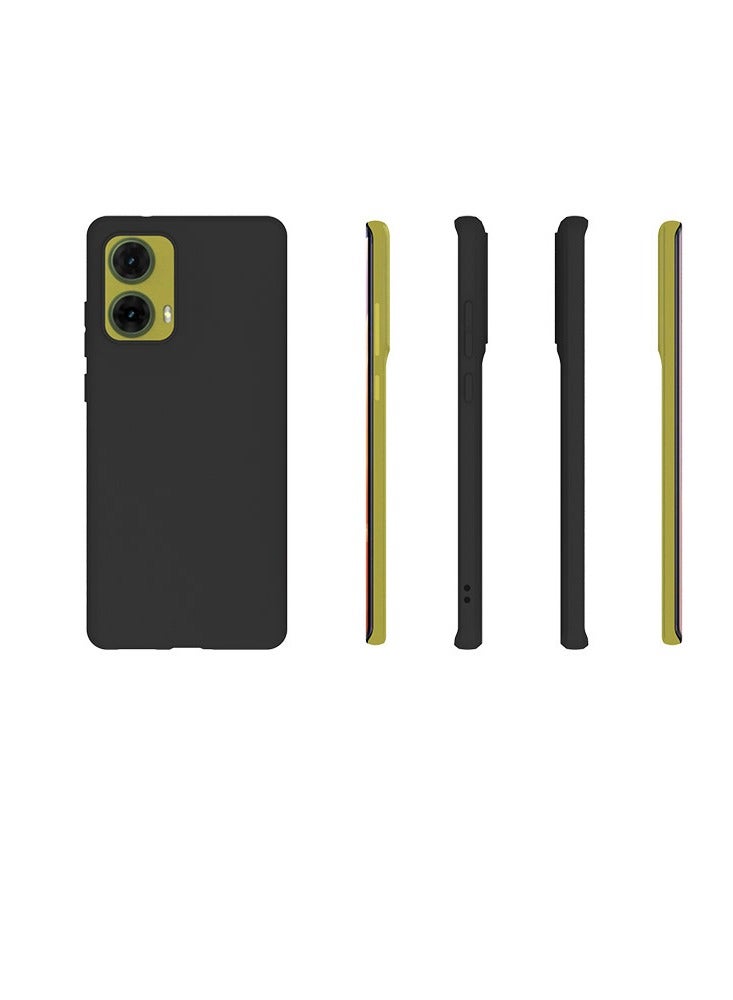 يوارب كينج غطاء حالة مع حماية سيليكون سائل ناعم مضاد للخدش لهاتف موتو G85 5G أسود - Image 4