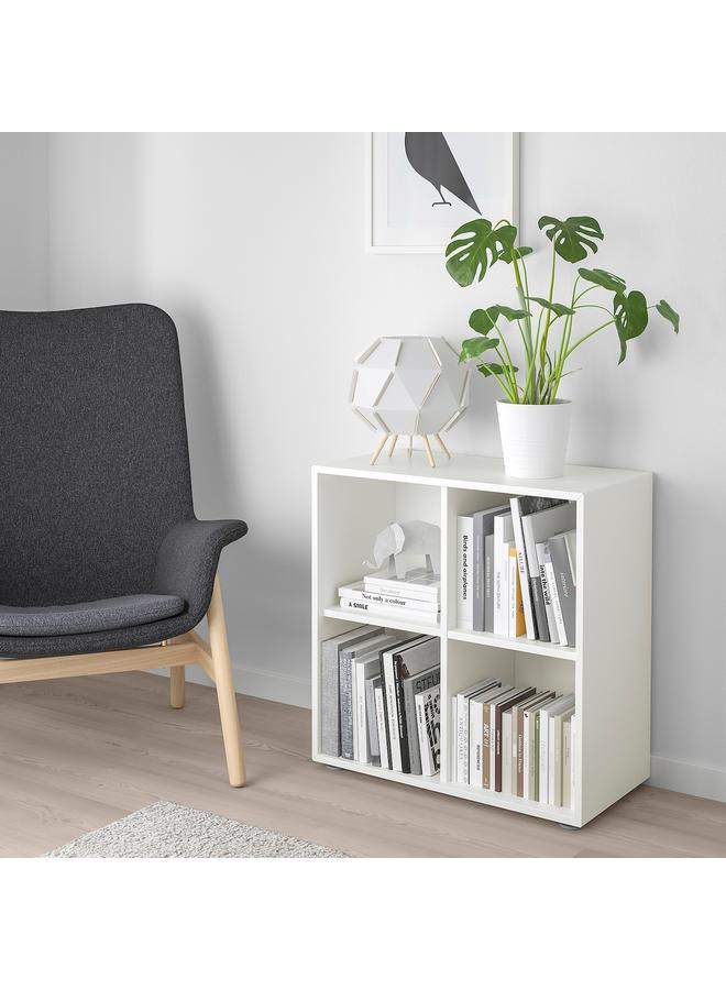 Zaboon Cabinet Combination With Feet, White, 70X35X72 Cm - Image 2