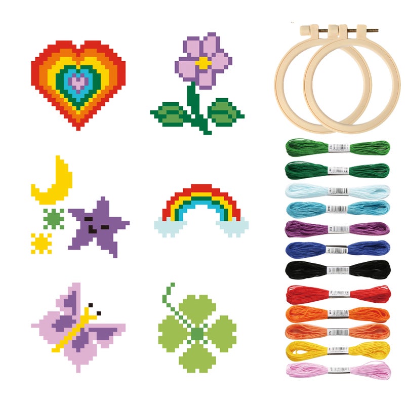 Small Children'S Cross Stitch Material Bag Key Chain Backpack Buckle Material Bag Children'S Embroidery Diy Material Bag - Image 2