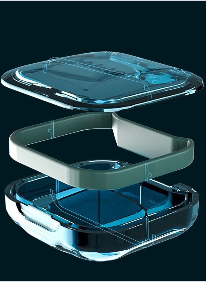 Generic Travel Pill Organizer 4 Cell Visible Portable Small Vitamin Medicine Divider Jewelry Container Anti Moisture for Purse  - Image 2