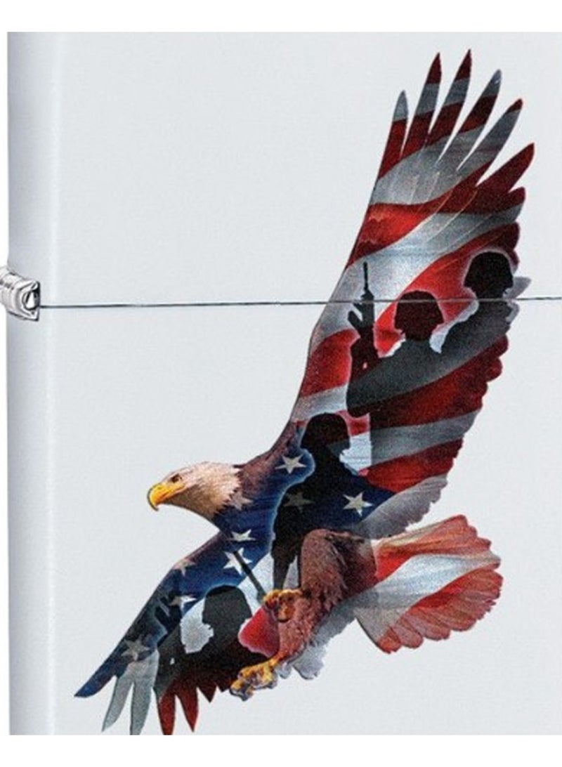 Zippo Eagle Lighter (White) - Image 2