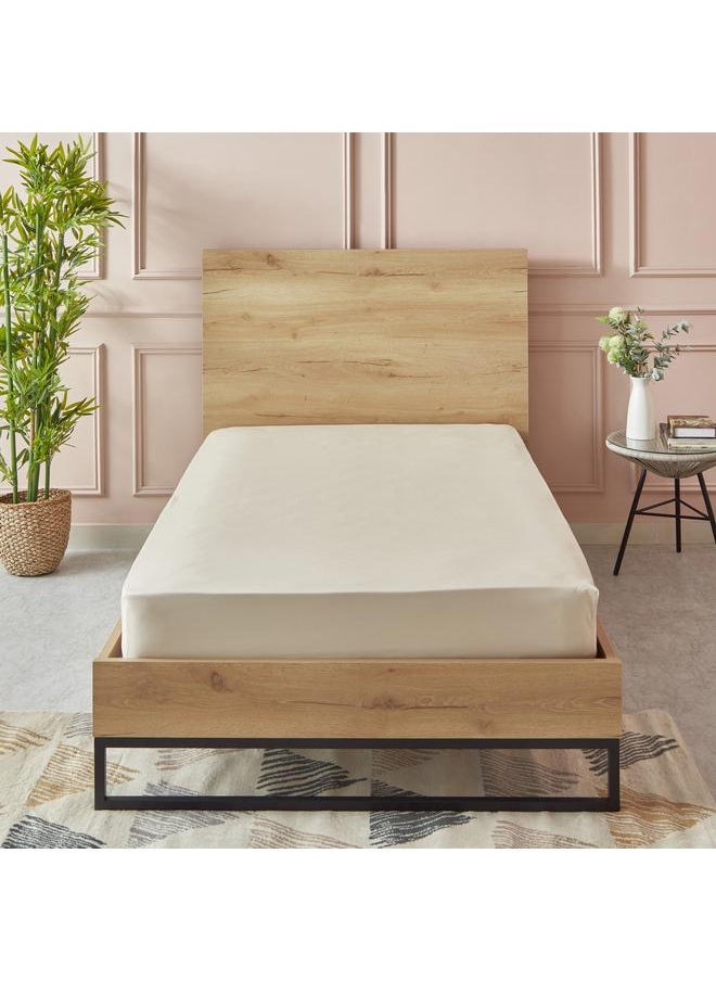 Essential Twin Bci Cotton Fitted Sheet 120X200 Plus 25 Cm  - Image 2
