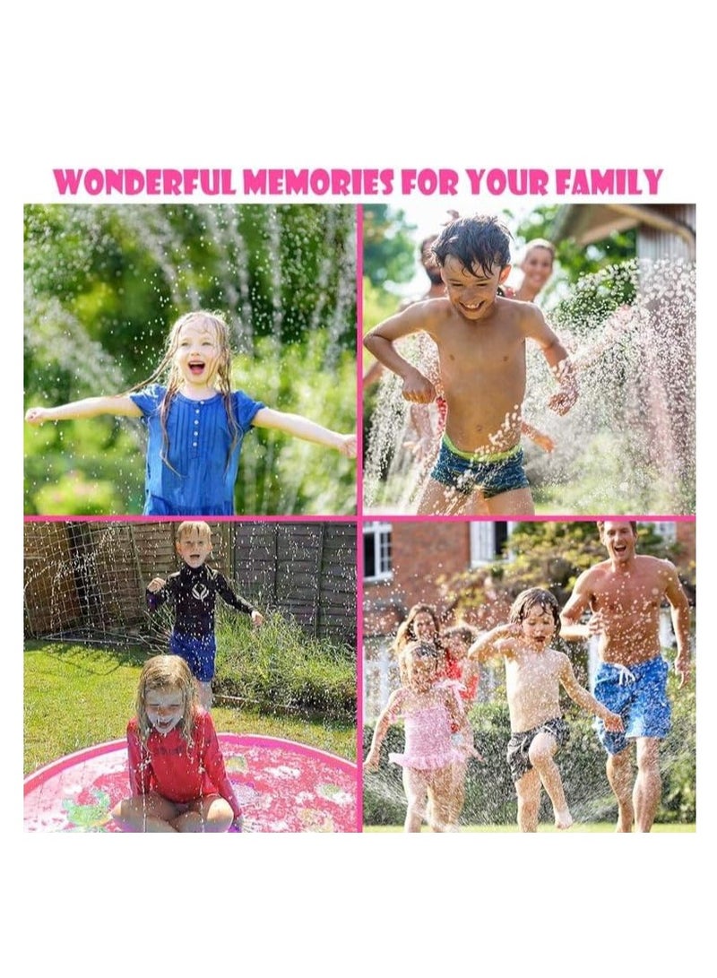 Sprinkle and Splash Play Mat, Water Sprinkler Pad for Kids, Colorful Splash Mat, Ideal for Garden, Yard, Party Swimming Pool  - Image 5