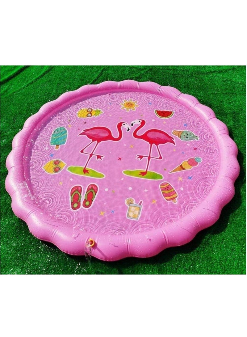 Sprinkle and Splash Play Mat, Water Sprinkler Pad for Kids, Colorful Splash Mat, Ideal for Garden, Yard, Party Swimming Pool  - Image 4