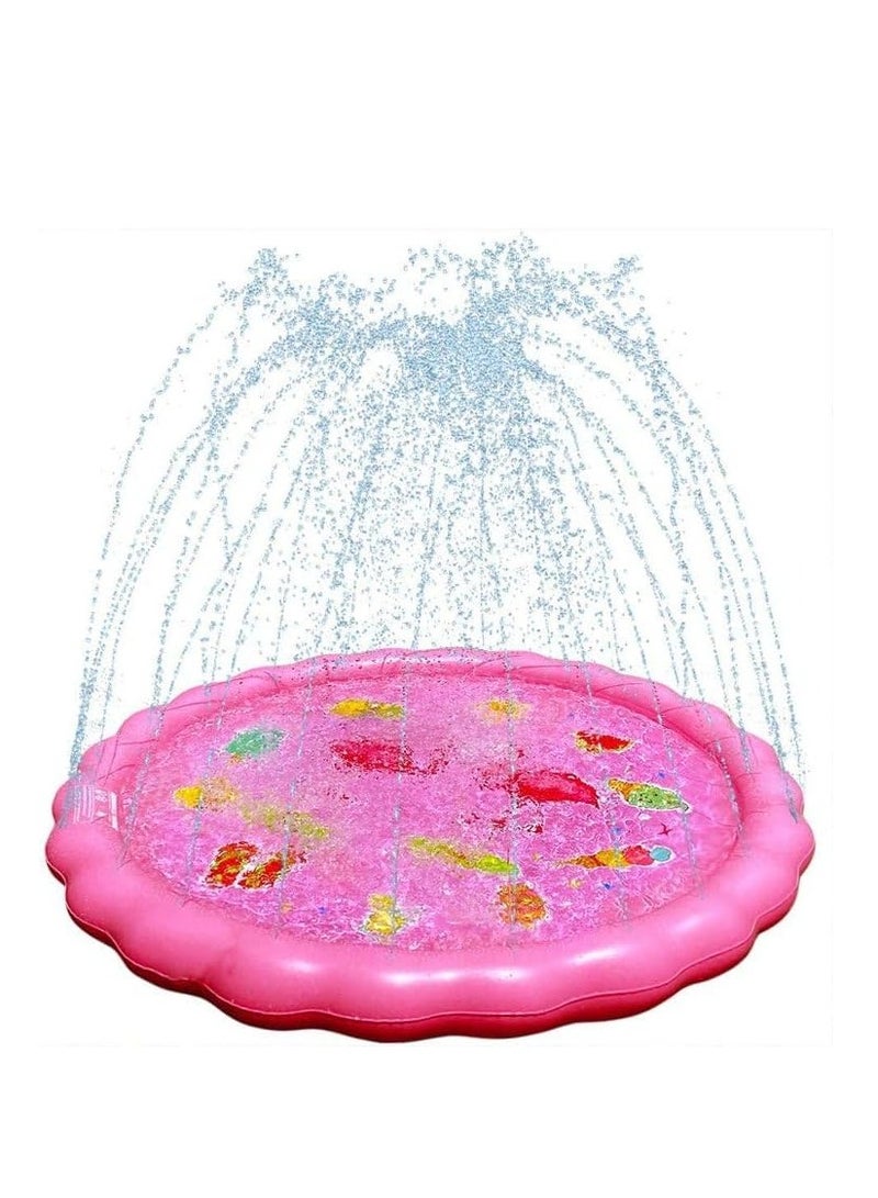 Sprinkle and Splash Play Mat, Water Sprinkler Pad for Kids, Colorful Splash Mat, Ideal for Garden, Yard, Party Swimming Pool  - Image 1
