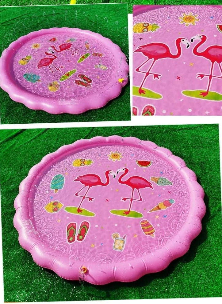 Sprinkle and Splash Play Mat, Water Sprinkler Pad for Kids, Colorful Splash Mat, Ideal for Garden, Yard, Party Swimming Pool  - Image 2
