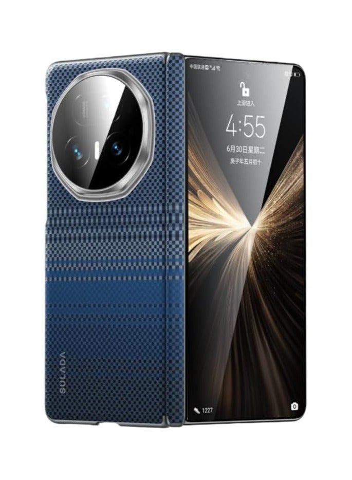 Compatible Honor Magic V5 2025 Leather Case Folding Hinge Magnetic Attachment Wireless Charging For Honor Magic V5 Back Case - Image 1