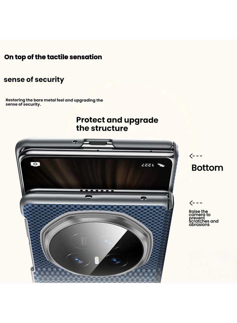 Compatible Honor Magic V5 2025 Leather Case Folding Hinge Magnetic Attachment Wireless Charging For Honor Magic V5 Back Case - Image 2