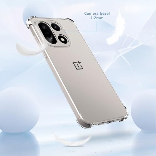 Lustree Crystal Clear Hybrid Case for OnePlus 15 5G | Shockproof Bumper Edge Protection | 360?? Transparent Back Cover - Image 4