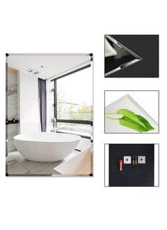 CityRiya-Long Wall Mirror Full Length Mirror Self Adhesive Mirror Full Body Mirror Wall-Mounted Bathroom Mirror Modern Large Hanging Dressing Mirror for Bedroom, Living Room  - Image 5