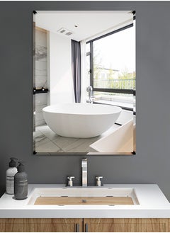 CityRiya-Long Wall Mirror Full Length Mirror Self Adhesive Mirror Full Body Mirror Wall-Mounted Bathroom Mirror Modern Large Hanging Dressing Mirror for Bedroom, Living Room  - Image 2