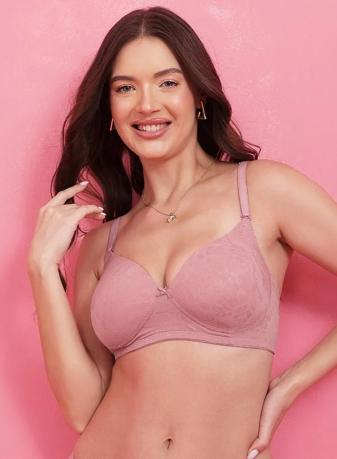 Clovia Padded Non-Wired Full Coverage Multiway T-shirt Bra