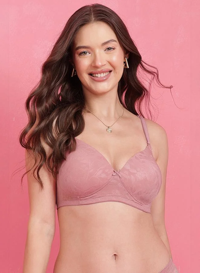 Clovia Padded Non-Wired Full Coverage Multiway T-shirt Bra