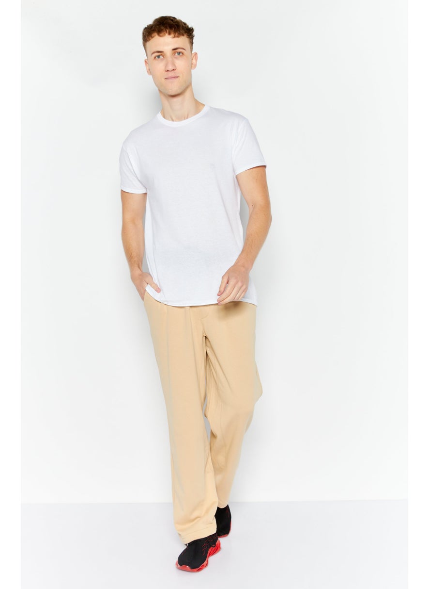 ESPRIT Men Regular Fit Solid Jogger Pants, Brown  - Image 2