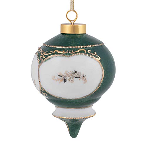 CBE Happy 50th Wedding Anniversary Victorian 4.5 Inch Porcelain Hanging Ornament - Image 2
