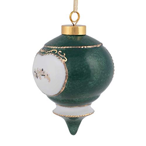 CBE Happy 50th Wedding Anniversary Victorian 4.5 Inch Porcelain Hanging Ornament - Image 3