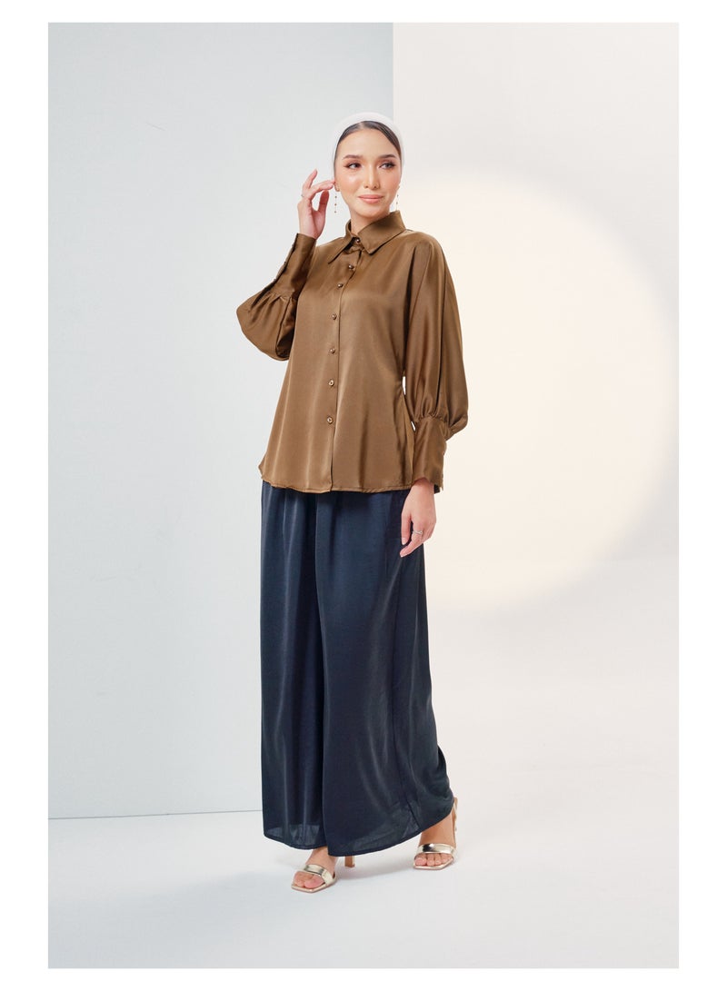 She Dazzle Kimora Top in Walnut Brown - Image 3