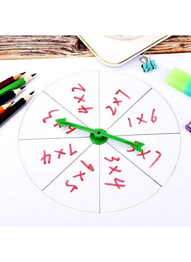Tatuo 4 Inch 40 Pieces Game Spinner Plastic Arrow Spinners Board Magnetic Arrow Toys For Party School Home Usingboard Spinner 4 Colors  - Image 3