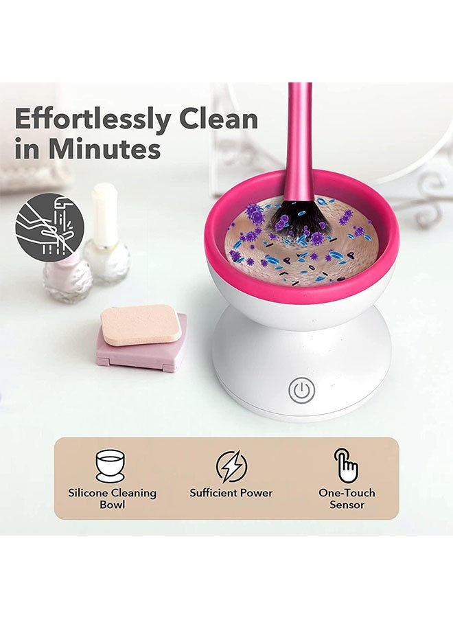 Captaintech Electric Makeup Brush Cleaner Usb Design Various Sizes Makeup Brush Cleaning Set For Wedding - Image 2