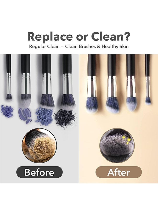 Captaintech Electric Makeup Brush Cleaner Usb Design Various Sizes Makeup Brush Cleaning Set For Wedding - Image 4