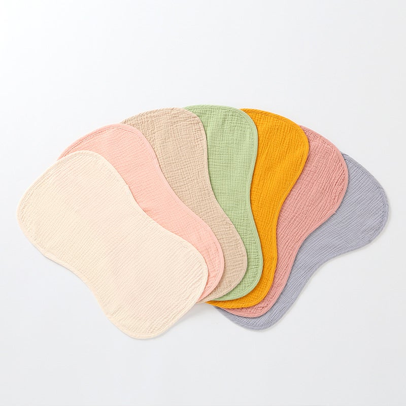 Baby Burp Towel Anti-Spitting Milk Towel Newborn Shoulder Pad Sipper Baby Cotton Gauze 4 Layers Sweat-Absorbing Soft Towel - Image 5