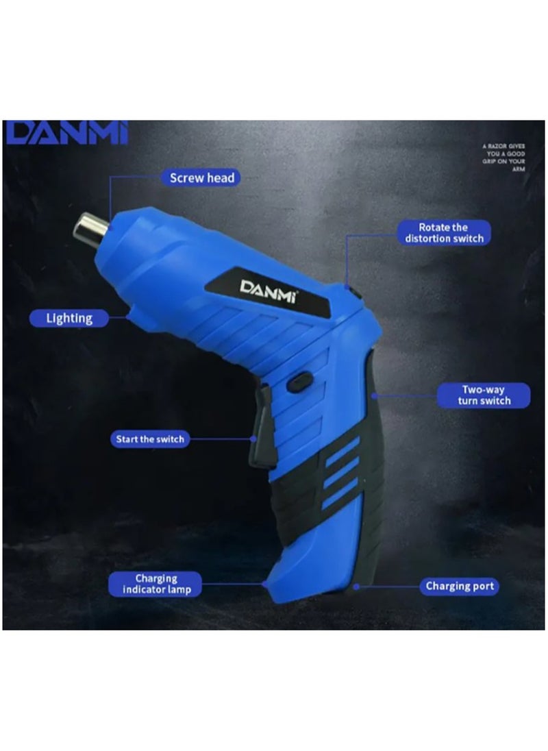 DANMI - Cordless Screwdriver 12PCs 4.8V - Image 1