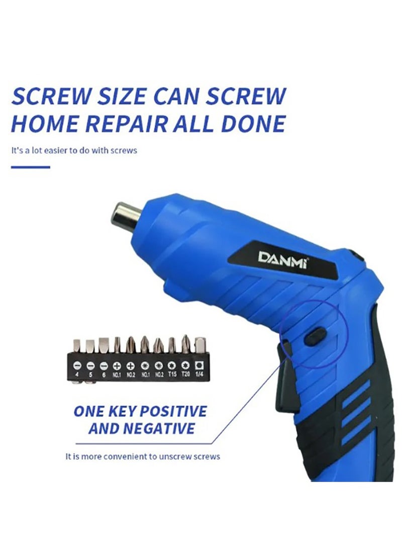 DANMI - Cordless Screwdriver 12PCs 4.8V - Image 1