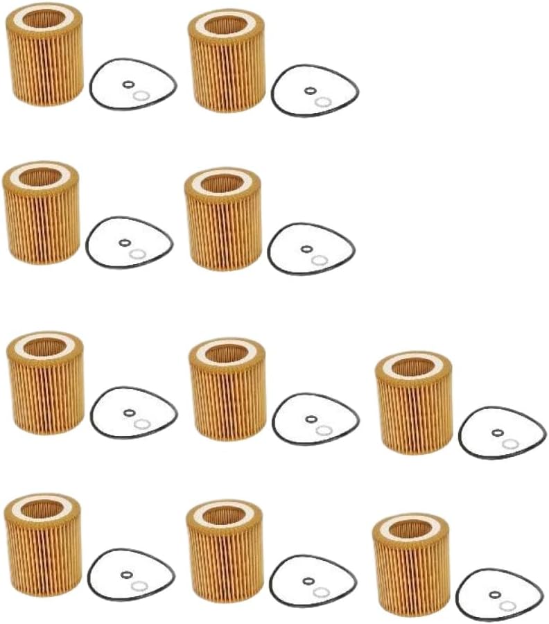 10pcs Oil Filter 11427566327 11427541827 11427953129 Compatible With E60 E82 E88 E90 E92 E93 - Image 1