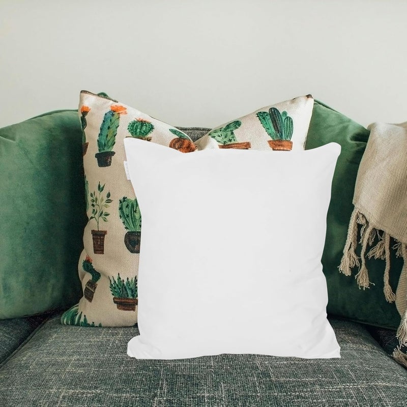 BETOOKY Square Pillow Insert - 12x12 Inch Throw Pillow Insert with Pp Cotton Cover - Square Form Microfiber Cushion Sham Stuffer - Couch Cushion Filler - Image 4