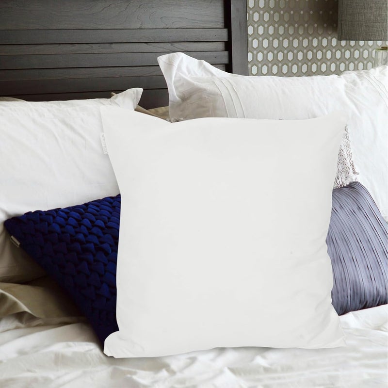 BETOOKY Square Pillow Insert - 12x12 Inch Throw Pillow Insert with Pp Cotton Cover - Square Form Microfiber Cushion Sham Stuffer - Couch Cushion Filler - Image 3