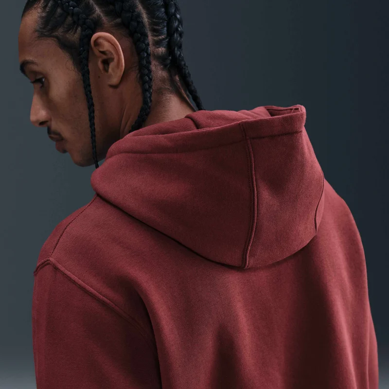 Nike Pink Men's Club Fleece Full-Zip Hoodie for Men | Best Price UAE