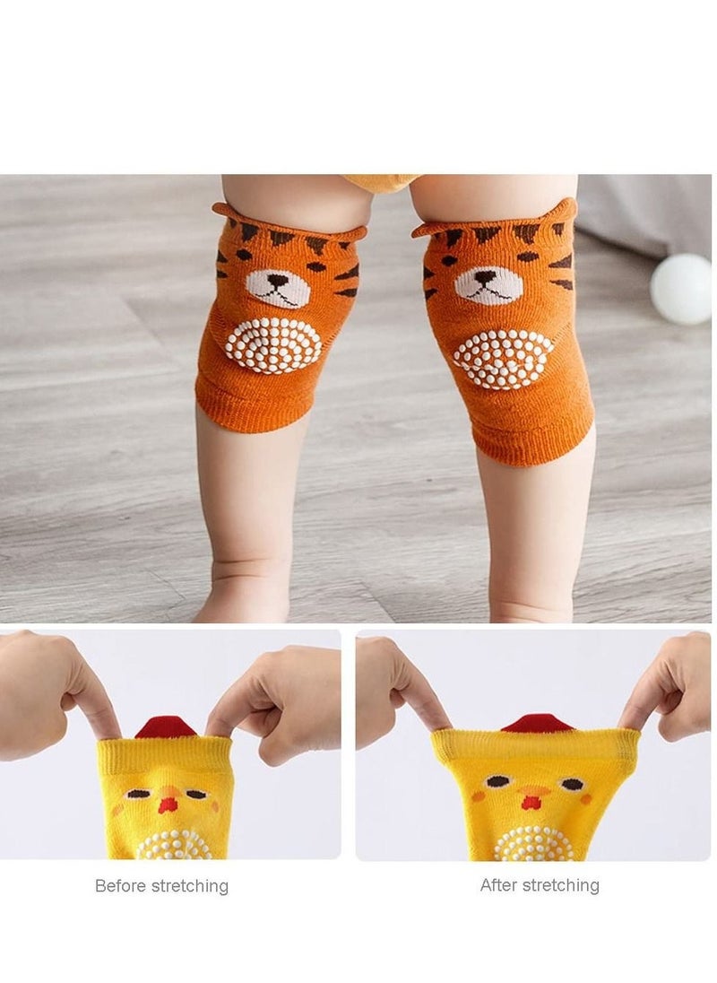 5 Pair Baby Knee Pads Toddler Kid Protector Anti Slip Crawling Elastic Protectors Leg Warmers Elbow Toddlers Kneepads Children Short Warmer - Image 2