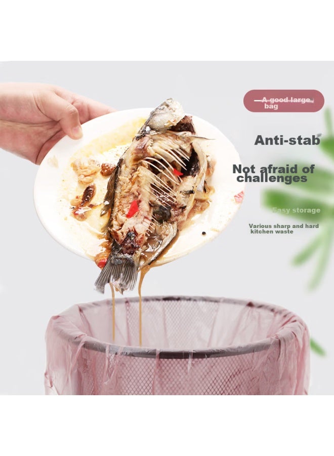 EAST Yisida Vest Garbage Bags, Large Thick Handheld Trash Bags For Kitchen, 150 Count, 50cm*60cm, Waste Sorting - Image 1