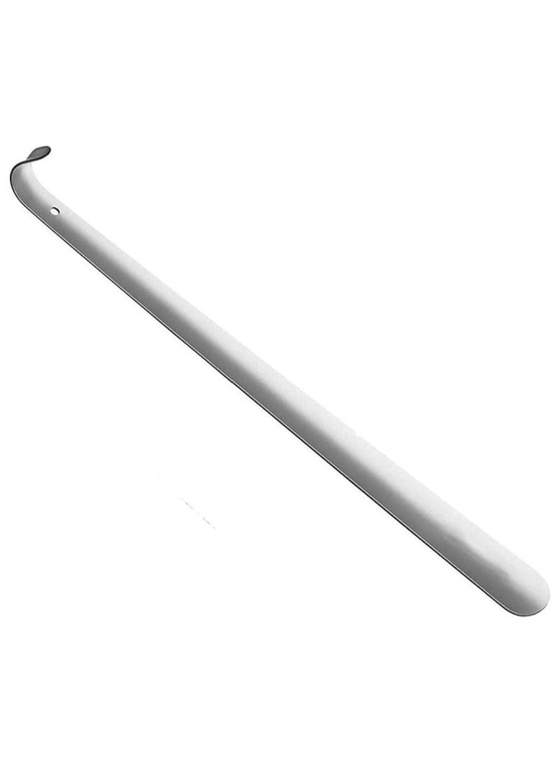 Long Metal Shoe Horn -16.5 Inches Long Handled Stainless Steel Shoehorn - Image 2