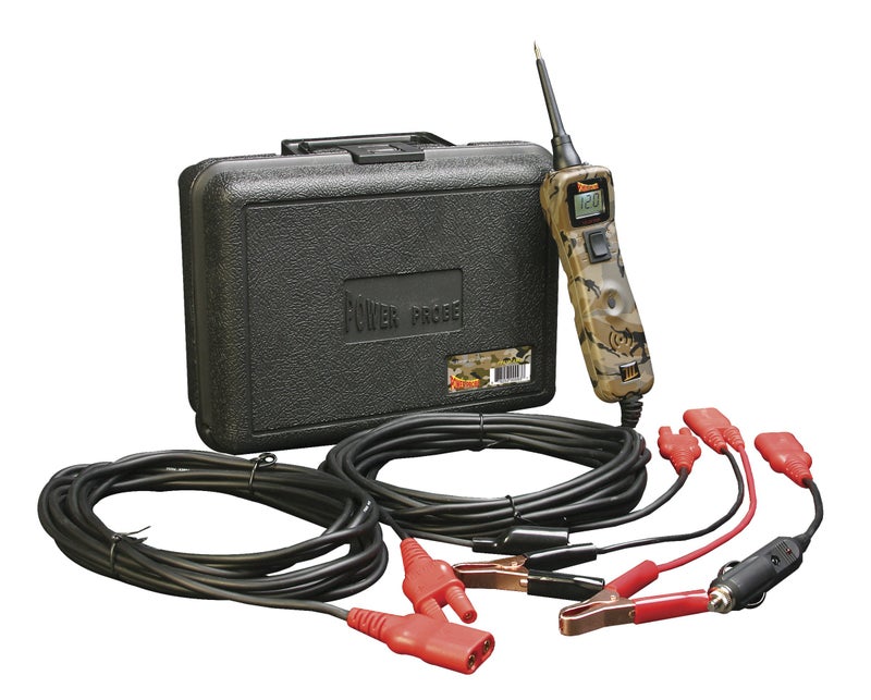Power Probe III w/Case & Acc - Camo (PP319CAMO) [Car Automotive Diagnostic Test Tool, Digital Volt Meter, AC/DC Current Resistance, Circuit Tester] - Image 3