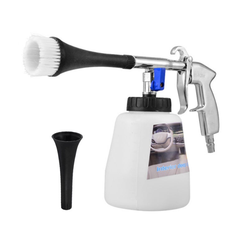 Car Cleaning, High Pressure Car Detailing Wash with 1L Foam Bottle Portable Tornado Cleaning for Car Doors, Seats, Carpets - Image 1