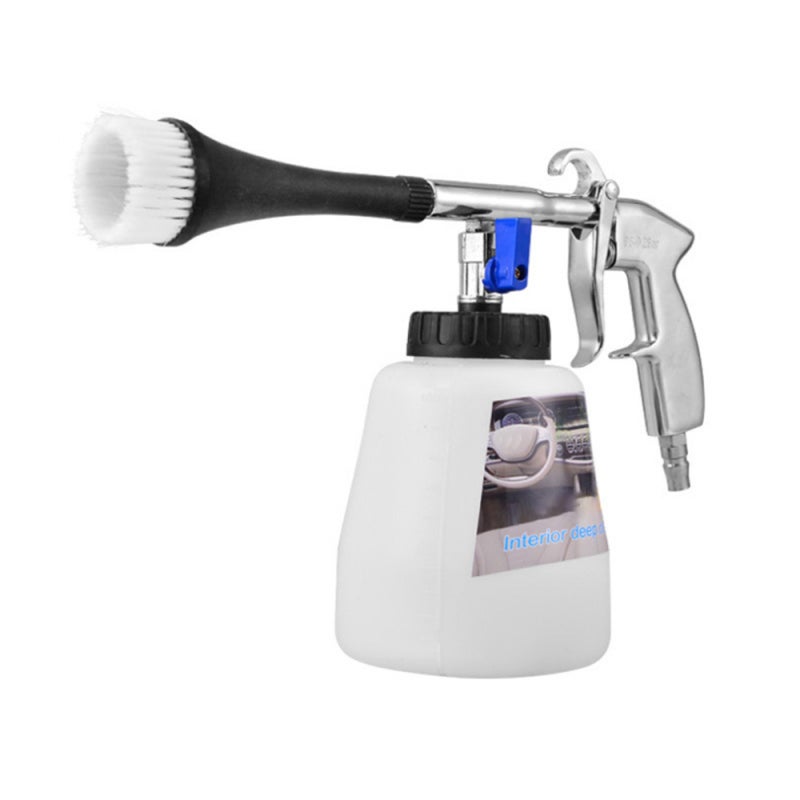 Car Cleaning, High Pressure Car Detailing Wash with 1L Foam Bottle Portable Tornado Cleaning for Car Doors, Seats, Carpets - Image 2