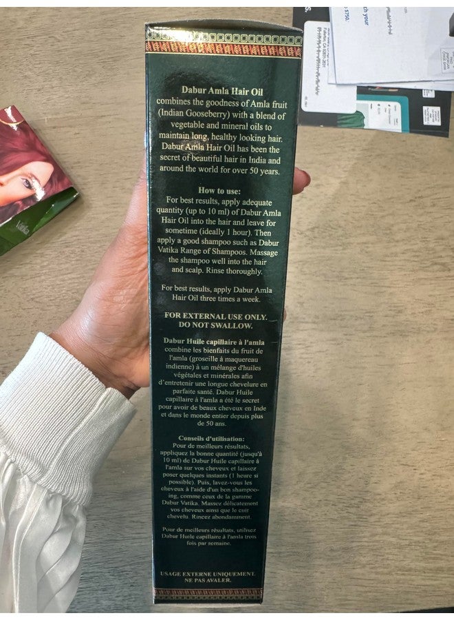 دابر زيت دابر أملا للشعر 500 مل - طبيعي 100%، يعزز نمو الشعر ويغذي فروة الرأس والشعر - Image 3