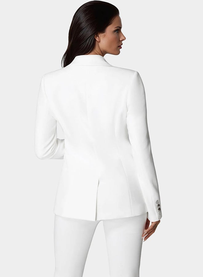 bebe Rhinestone Fringe Tailored Blazer - Image 4