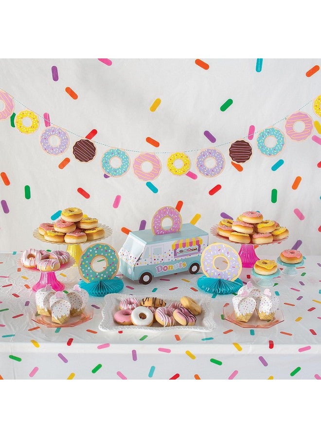 فن إكسبريس لفافة مفرش طاولة بلاستيكي بنقشة عيد الميلاد - لفافة بطول 100 قدم - لوازم الحفلات - Image 4