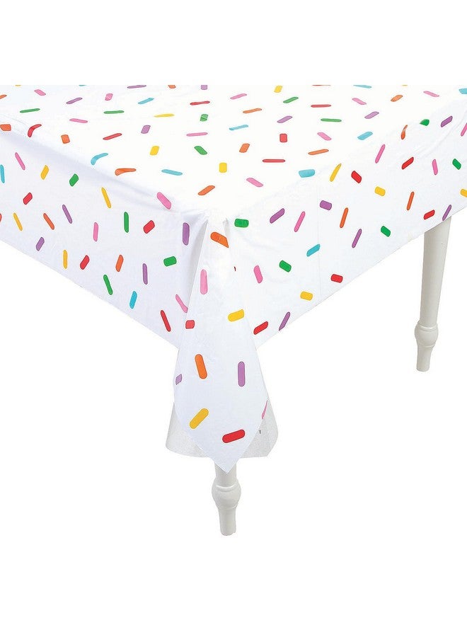 فن إكسبريس لفافة مفرش طاولة بلاستيكي بنقشة عيد الميلاد - لفافة بطول 100 قدم - لوازم الحفلات - Image 2