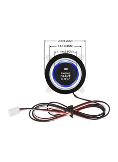 Generic 12V Keyless Car Anti-Theft Alarm System Push Button Remote Start/Stop with 2 Smart Keys Latest Updated  - Image 4