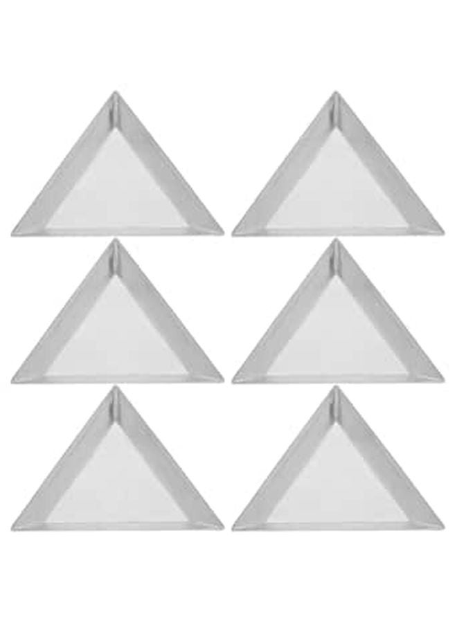 6Pcs Stainless Steel Weighing Dishes for Jewelry Scale and Powder Mixing Trays - Image 1