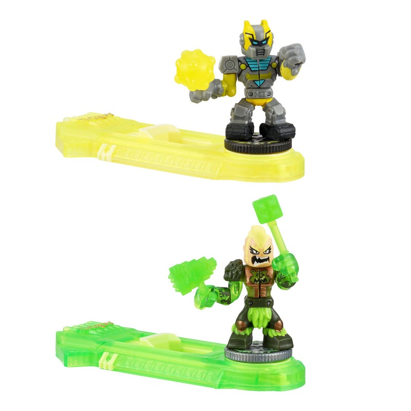 AKEDO Legends of Akedo Powerstorm Versus Pack 2 Mini Battling Action Figures and 2 Battle Controllers Epic Angry Astrid Versus Boot-Up,Multicolor - Image 2