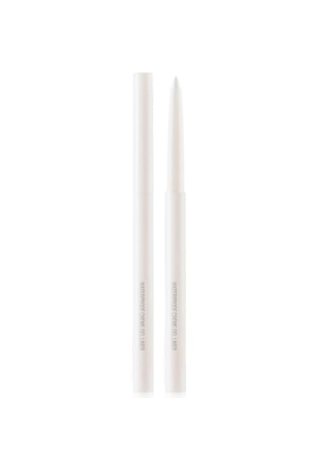DekRion Eyeliner Pencil Waterproof Eyeliner Longlasting White Eyeliners HighPigmented Colorful Eyeliners Easy To Use Eye Liner Pen for Women White - Image 1